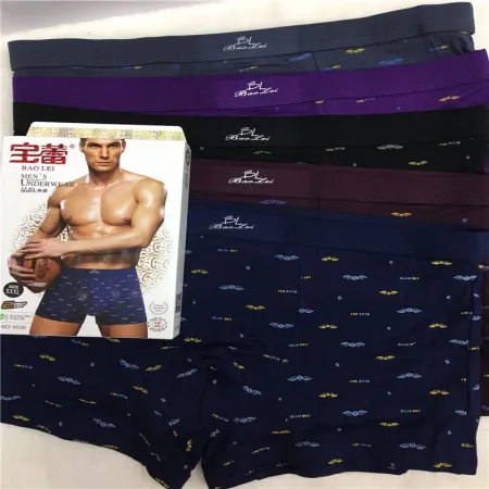 Baolei Men's Bamboo Fiber Box Underwear 6536 Baolei Men's Bamboo Fiber Box Underwear 6536